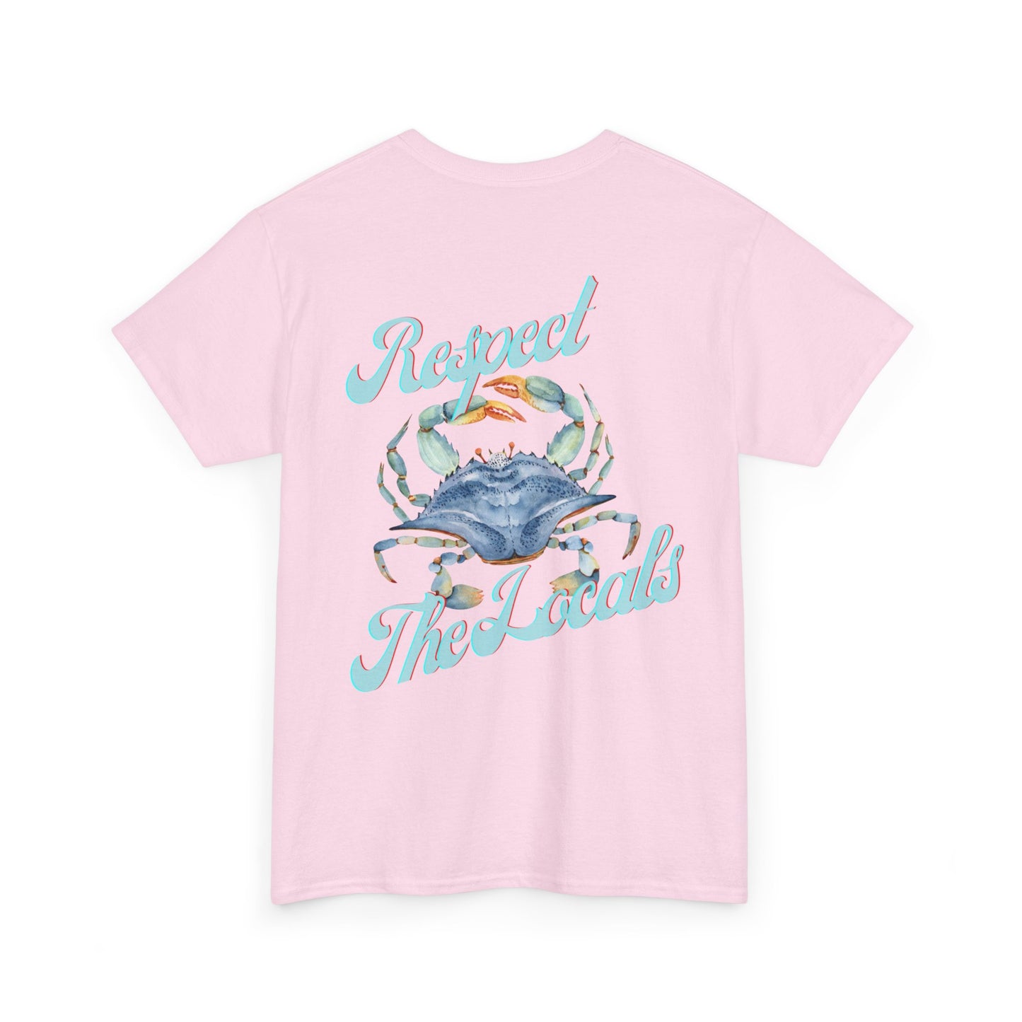 Stuart FL Respect the Locals Crab Unisex Heavy Cotton Tee
