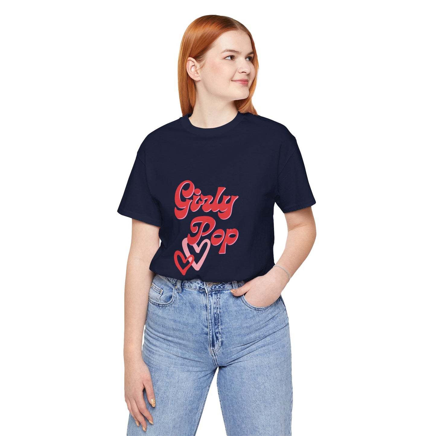 Girly pop graphic Jersey Short Sleeve Tee