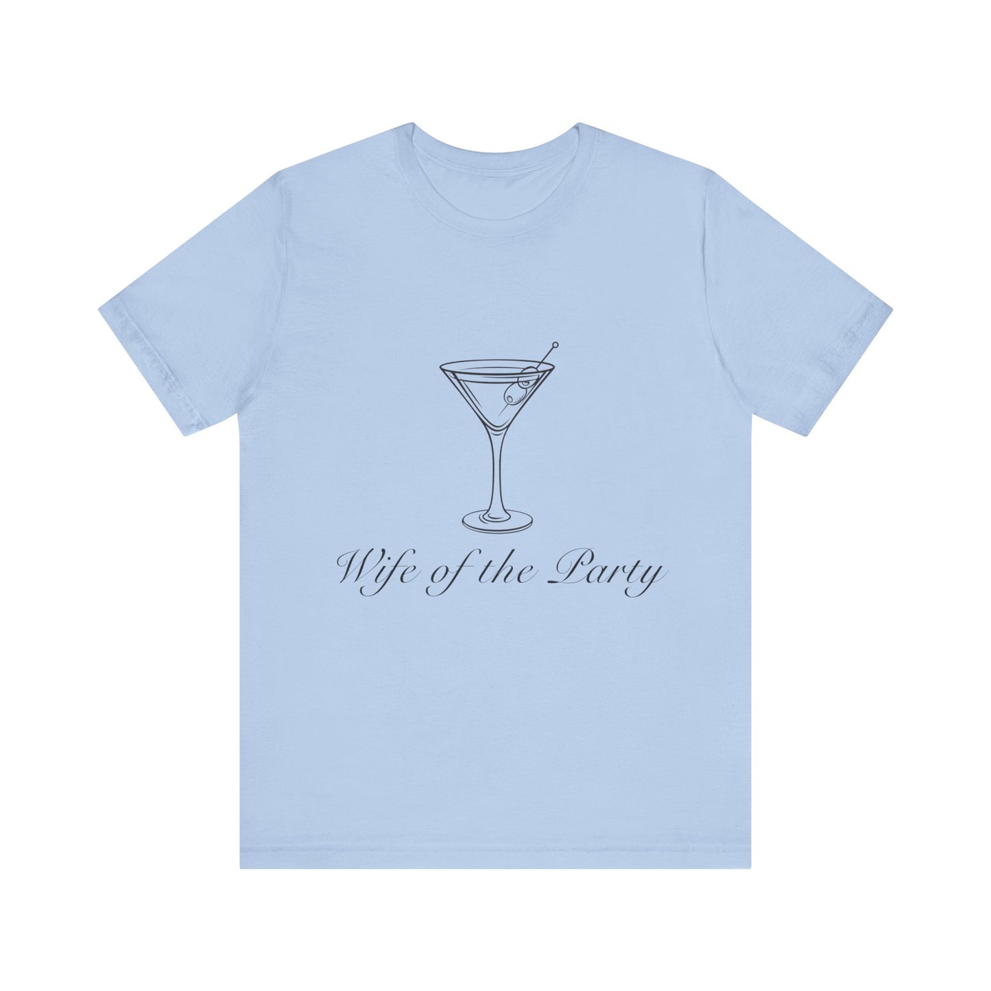 Wife of The Party Bachelorette Jersey Short Sleeve Tee