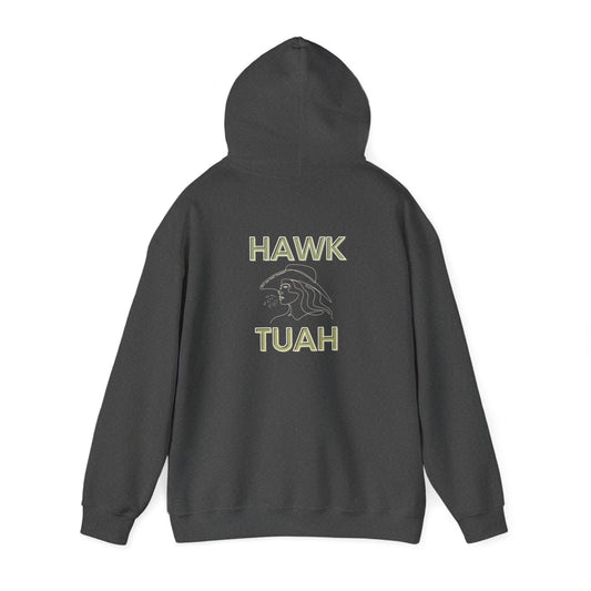 Hawk Tuah Unisex Heavy Blend™ Hooded Sweatshirt Gift Funny Aesthetic Trendy Viral
