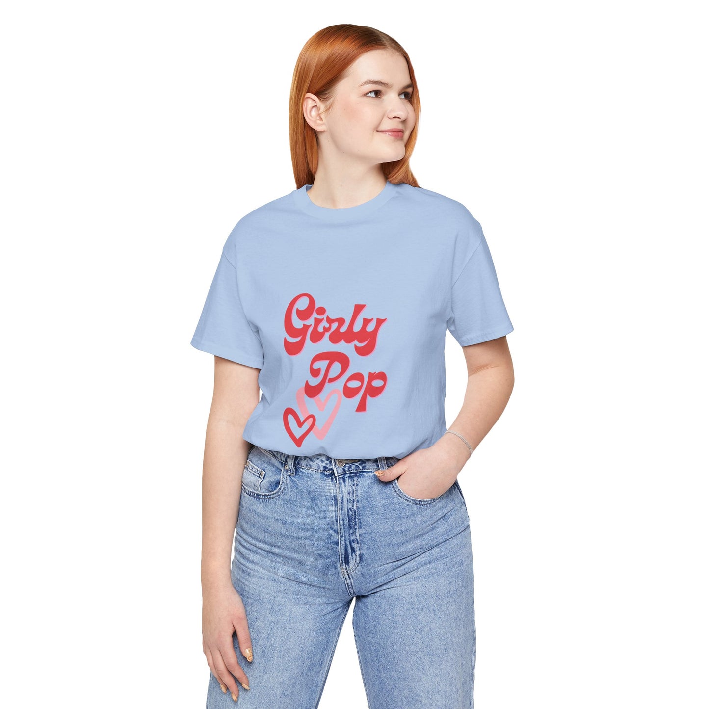 Girly pop graphic Jersey Short Sleeve Tee