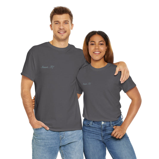 Stuart FL Respect the Locals Crab Unisex Heavy Cotton Tee
