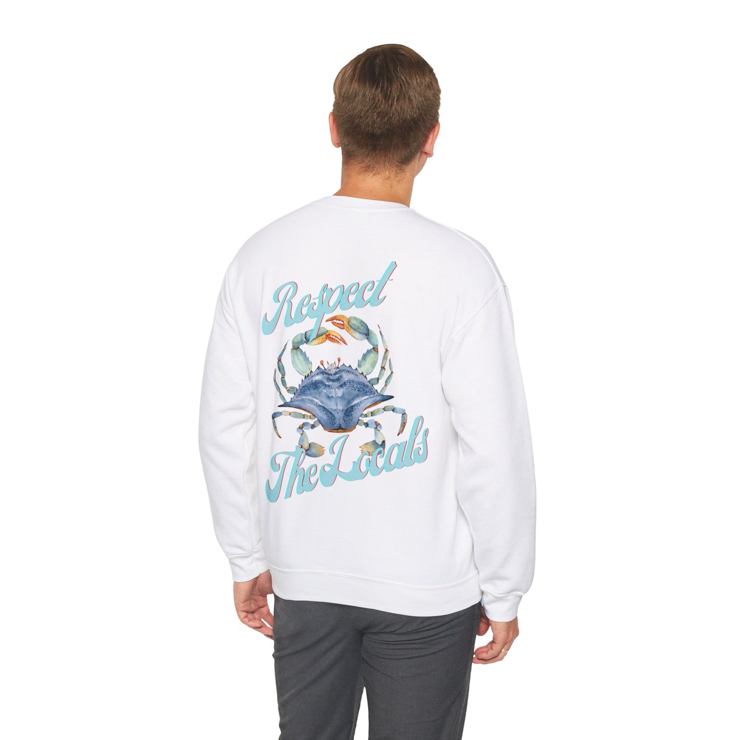 Respect the Locals Unisex Heavy Blend™ Crewneck Sweatshirt