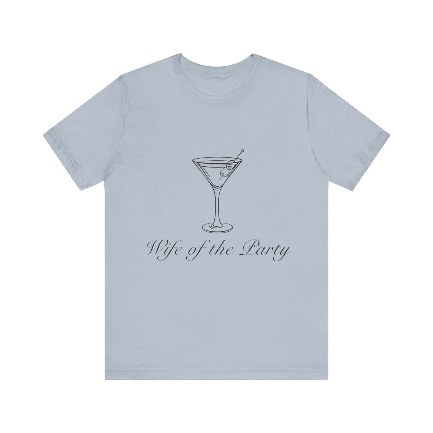 Wife of The Party Bachelorette Jersey Short Sleeve Tee