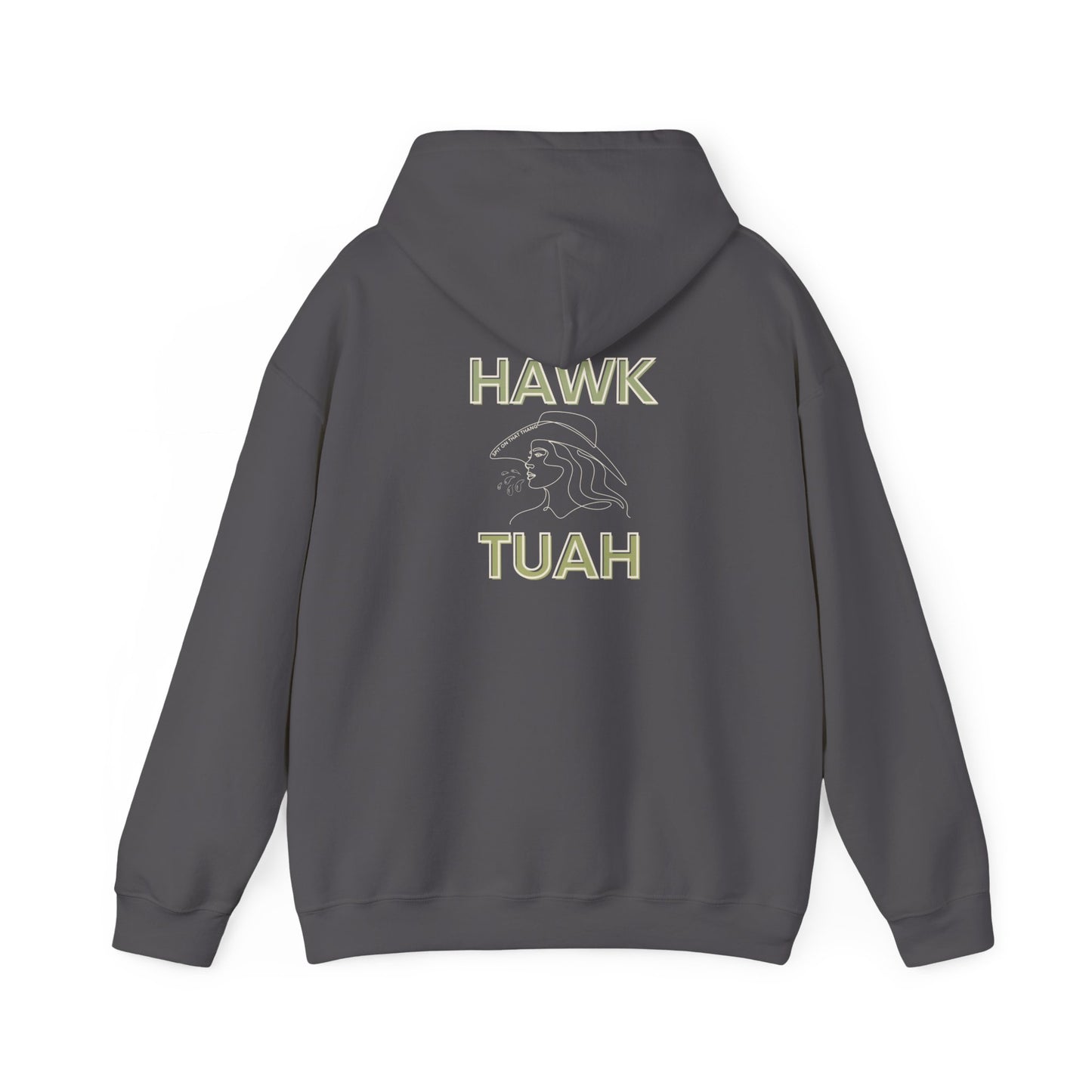 Hawk Tuah Unisex Heavy Blend™ Hooded Sweatshirt Gift Funny Aesthetic Trendy Viral