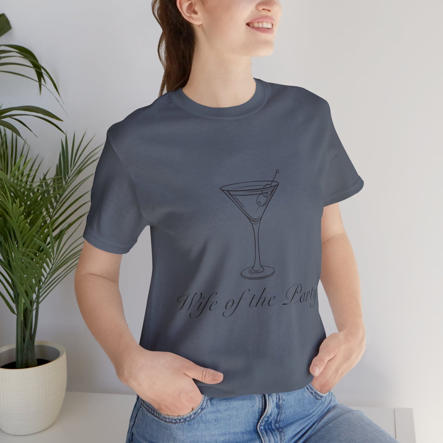 Wife of The Party Bachelorette Jersey Short Sleeve Tee