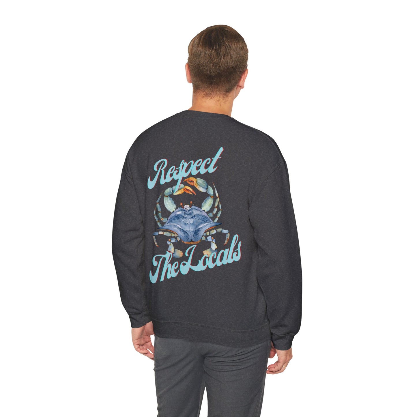 Respect the Locals Unisex Heavy Blend™ Crewneck Sweatshirt