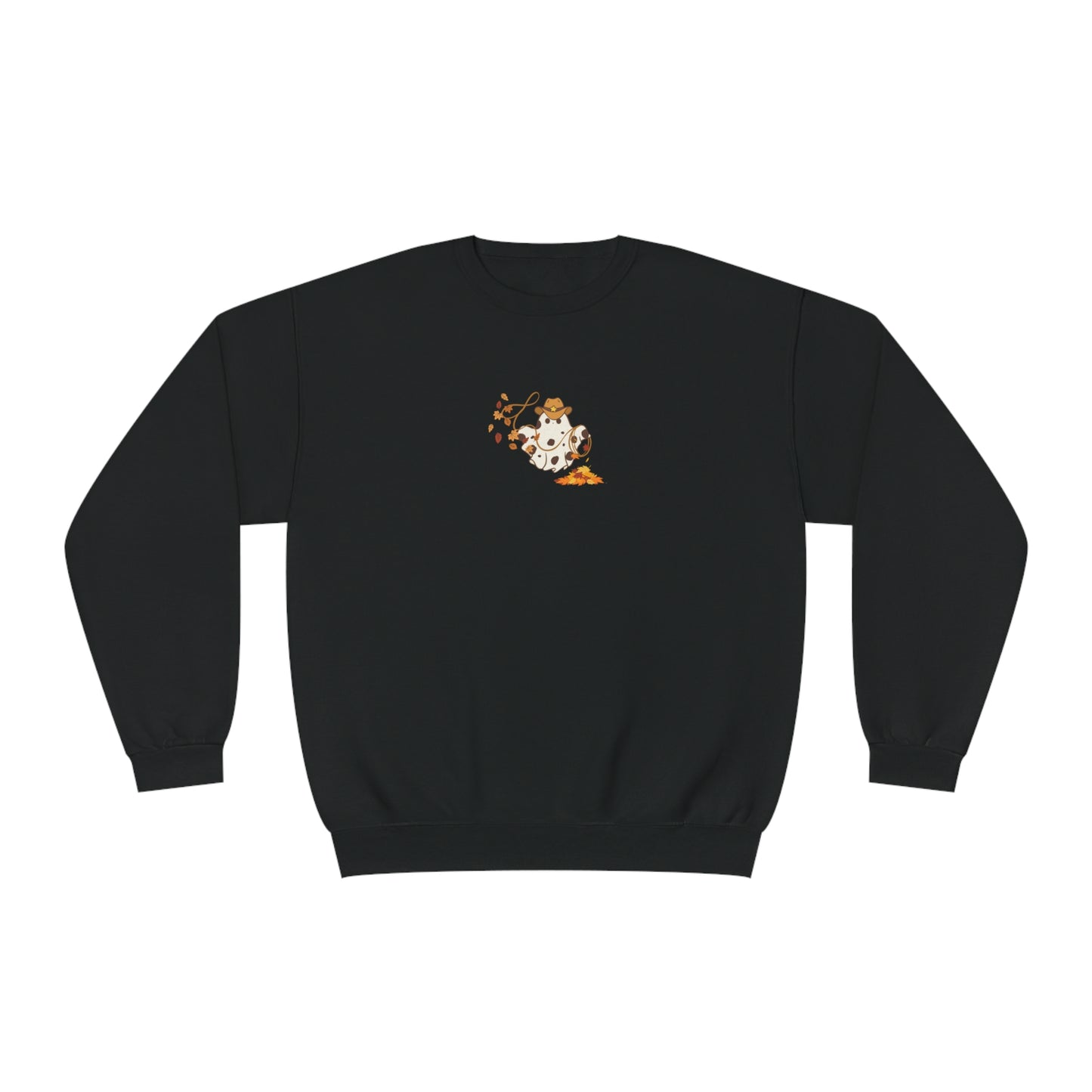 Cowboy Fall Halloween Ghost Lasso Crewneck Sweatshirt