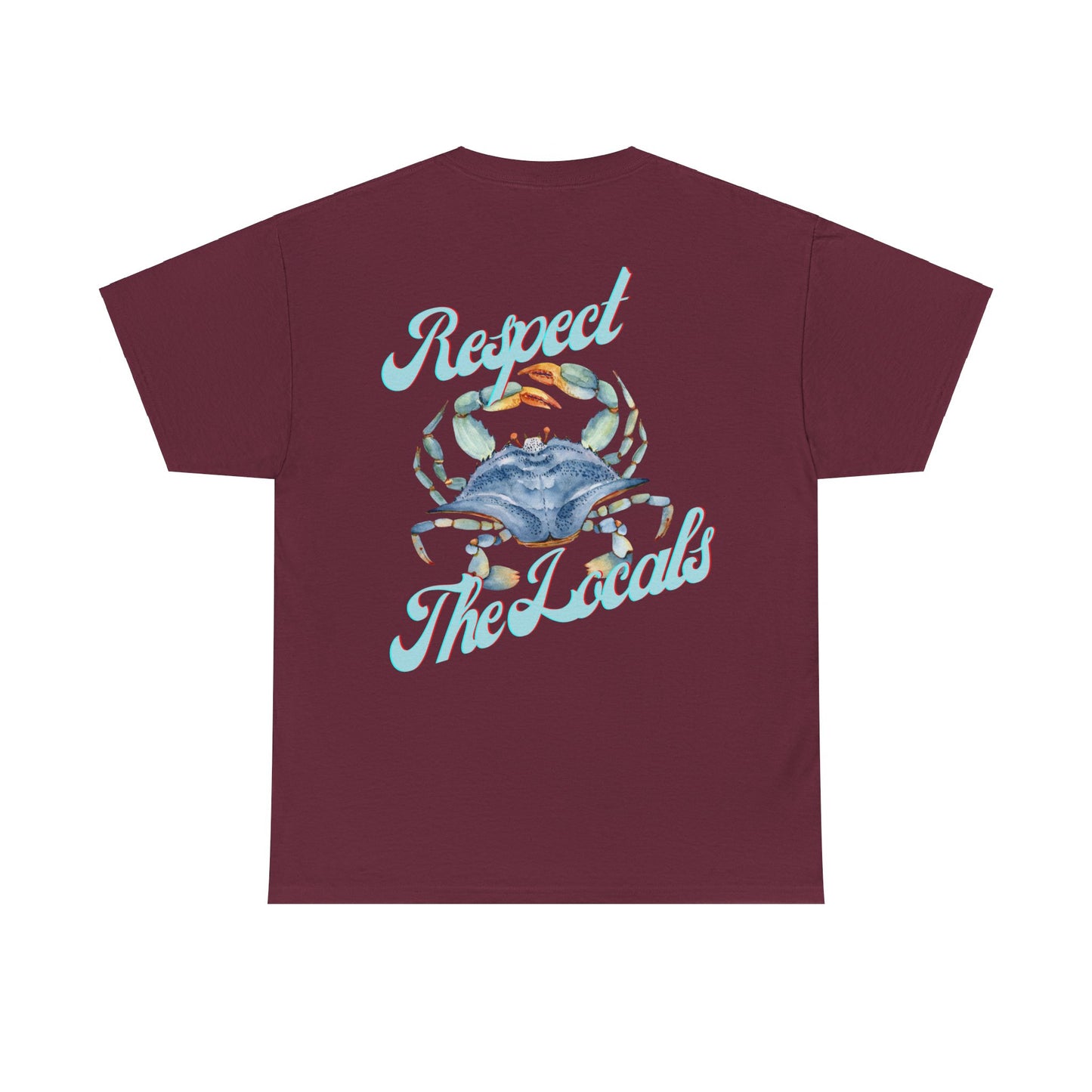 Respect the Locals Crab Unisex Heavy Cotton Tee
