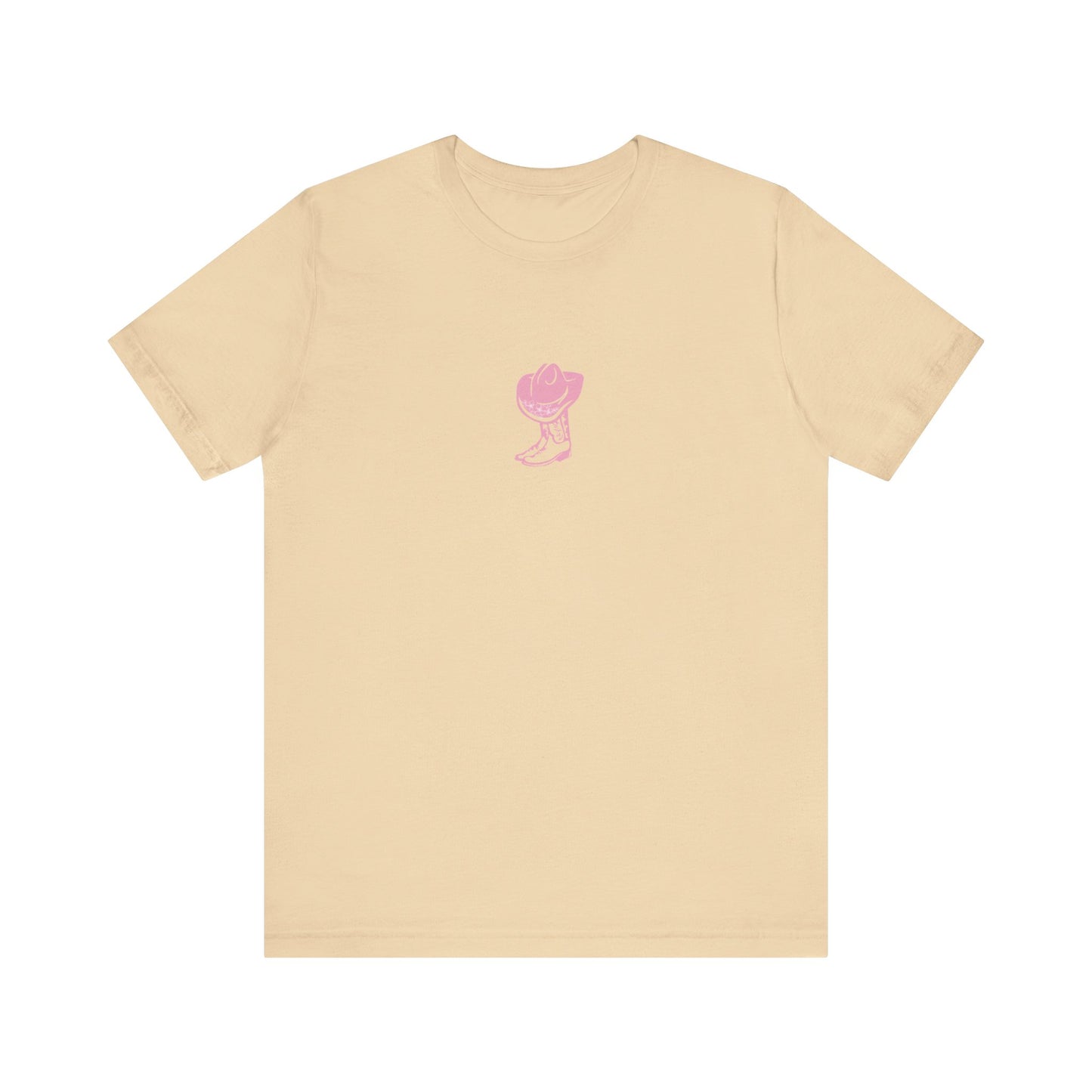 Cowgirl boots floral Jersey Short Sleeve Tee, cowboy