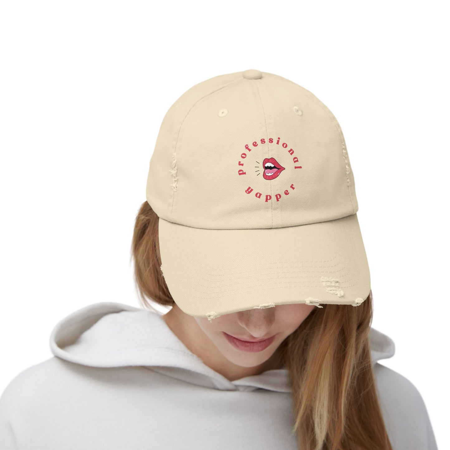 Professional Yapper Distressed Cap