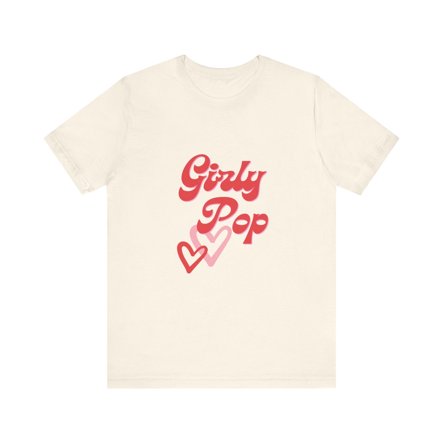 Girly pop graphic Jersey Short Sleeve Tee