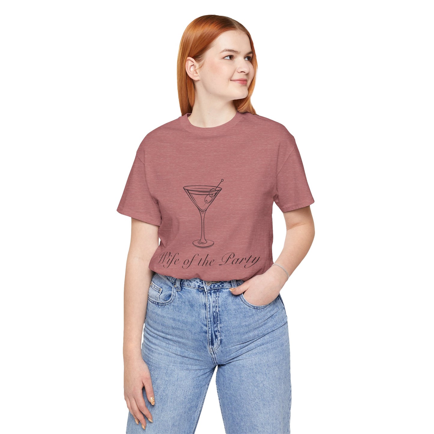 Wife of The Party Bachelorette Jersey Short Sleeve Tee