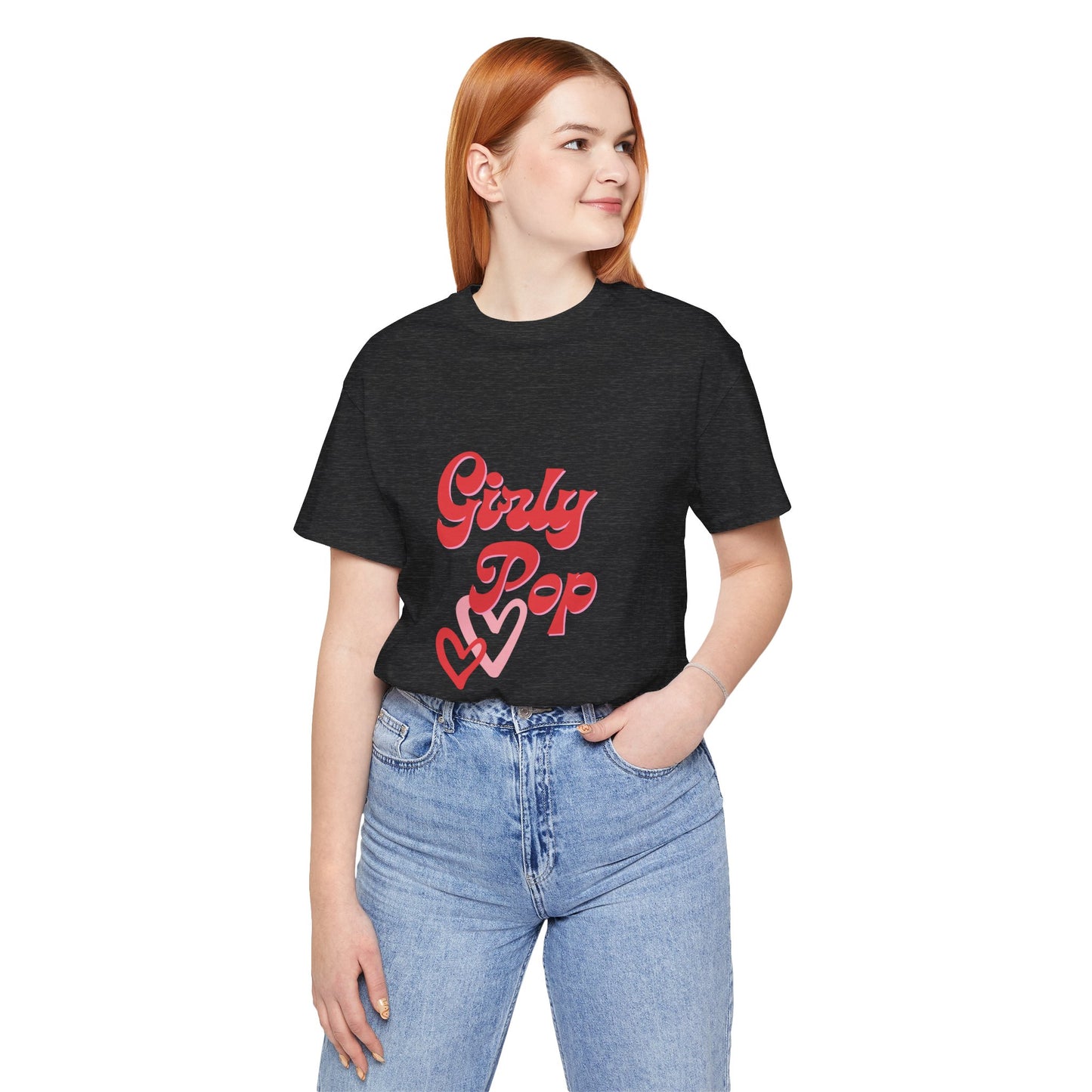 Girly pop graphic Jersey Short Sleeve Tee