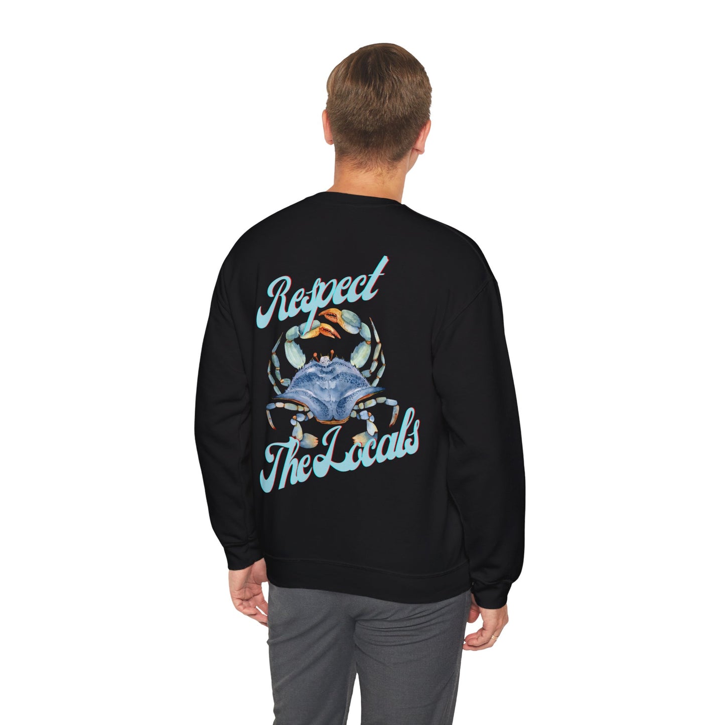 Respect the Locals Unisex Heavy Blend™ Crewneck Sweatshirt