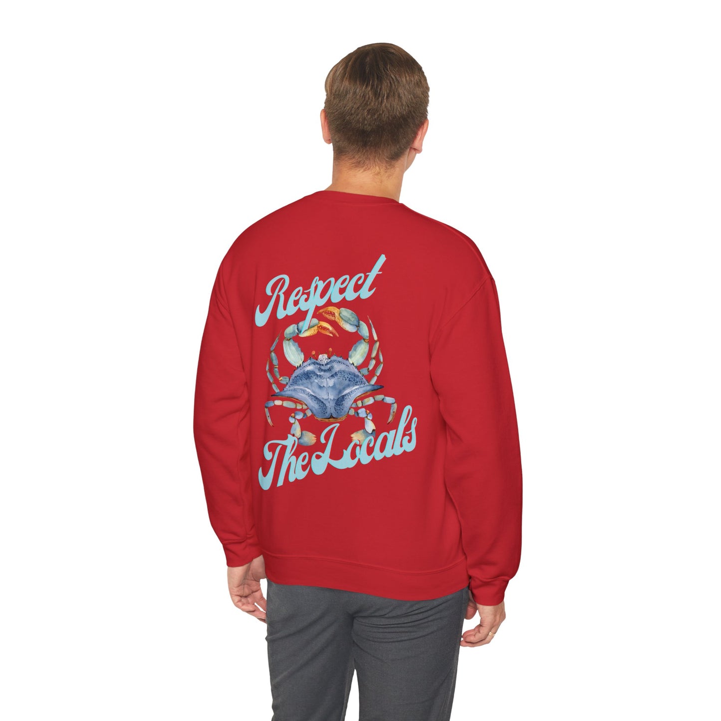 Respect the Locals Unisex Heavy Blend™ Crewneck Sweatshirt