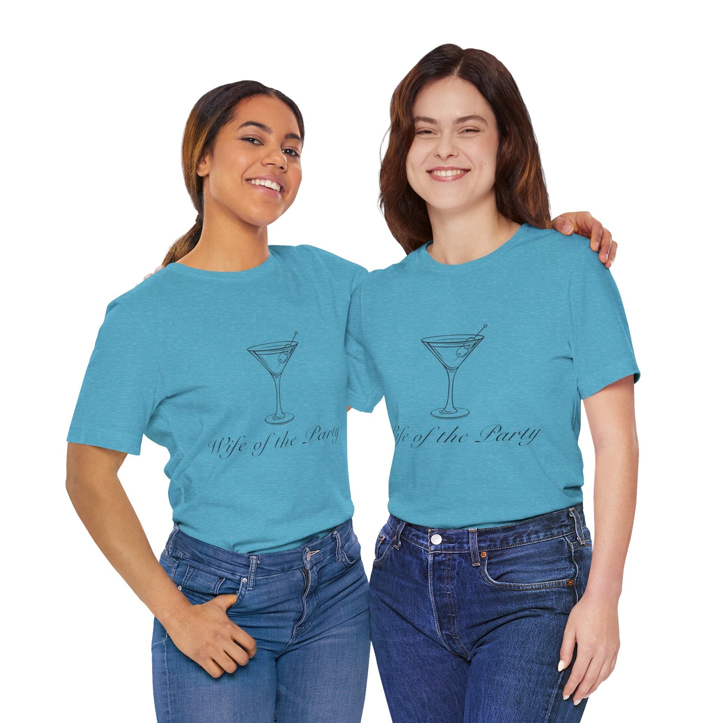 Wife of The Party Bachelorette Jersey Short Sleeve Tee
