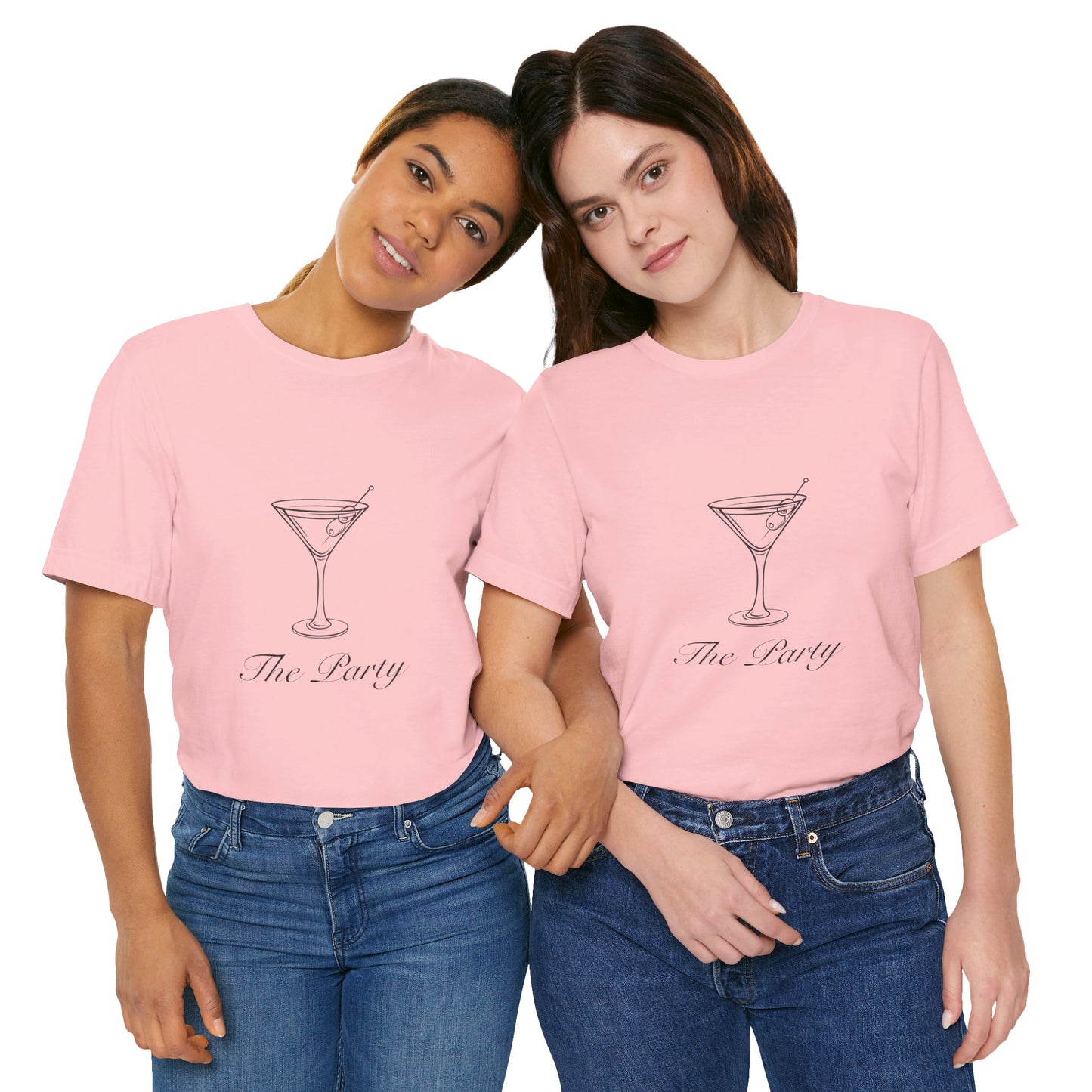 The Party Bachelorette Bridesmaids Jersey Short Sleeve Tee