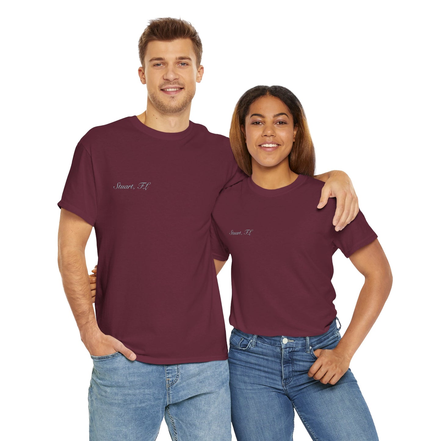 Stuart FL Respect the Locals Crab Unisex Heavy Cotton Tee