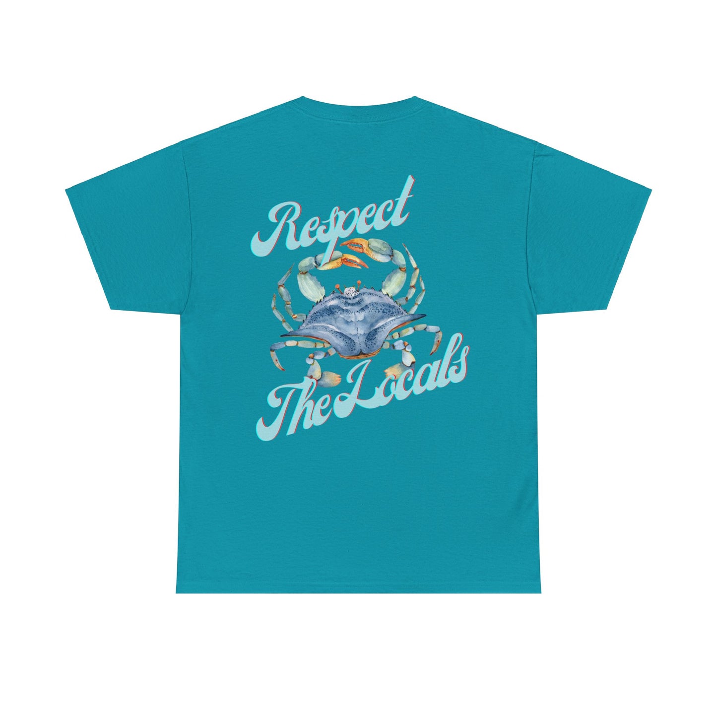Respect the Locals Crab Unisex Heavy Cotton Tee