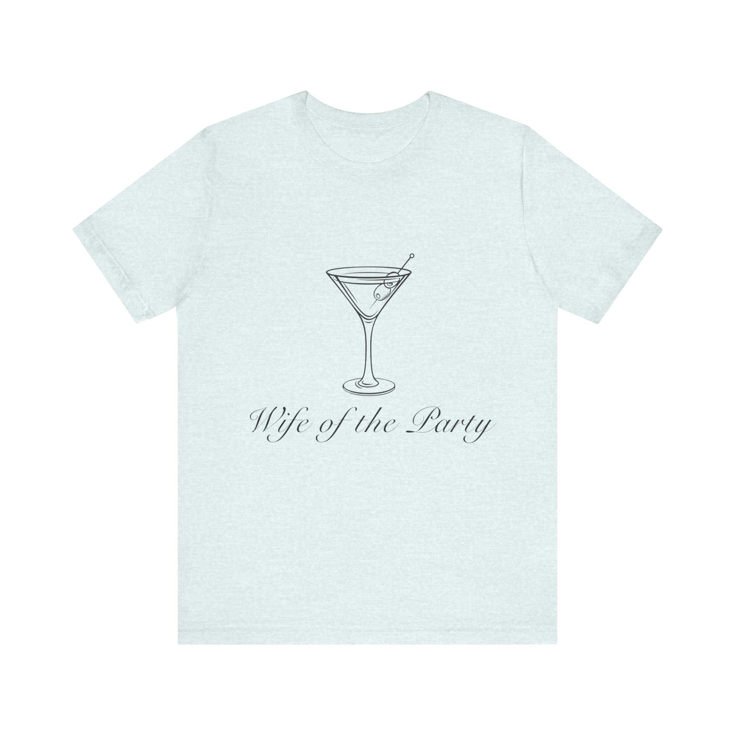 Wife of The Party Bachelorette Jersey Short Sleeve Tee