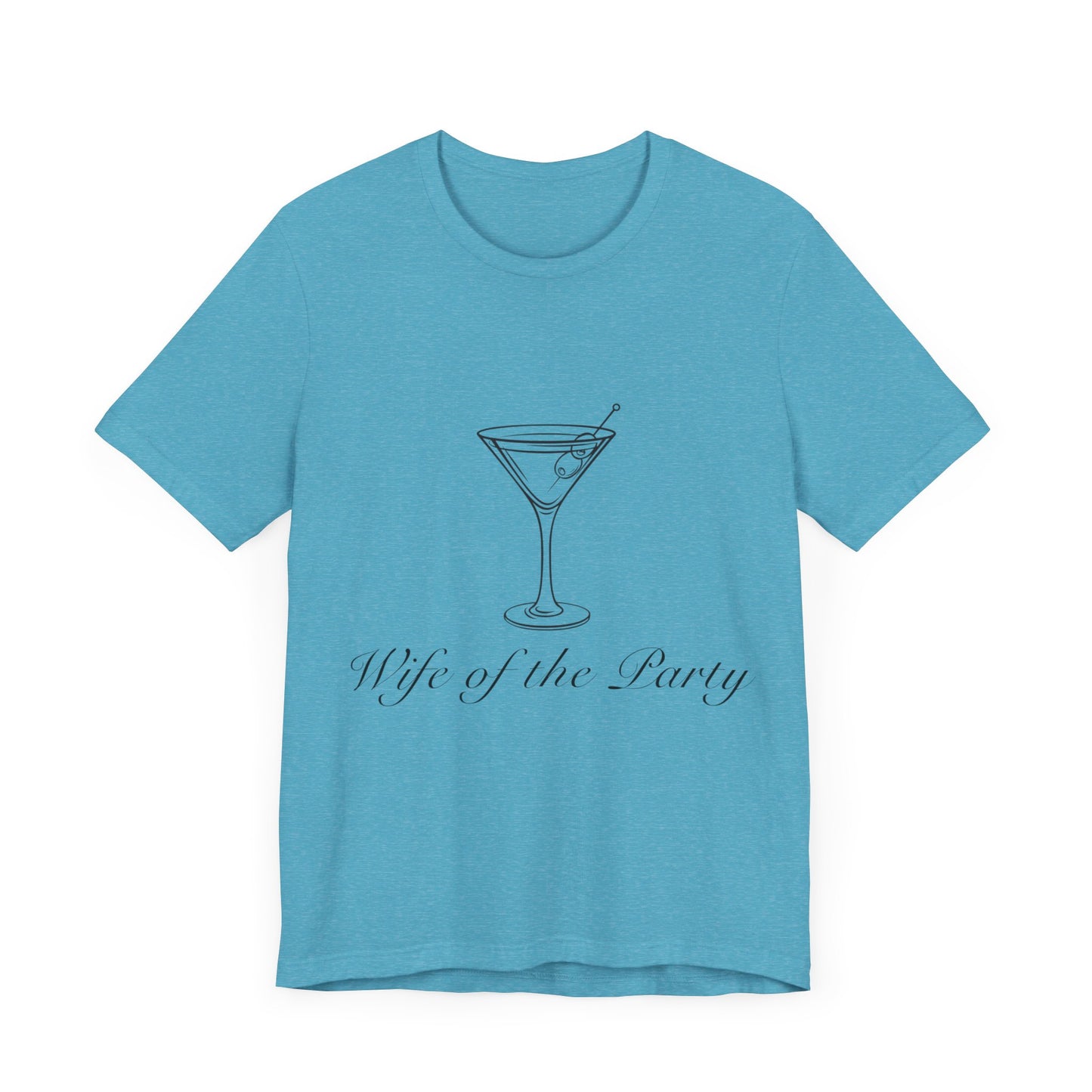 Wife of The Party Bachelorette Jersey Short Sleeve Tee