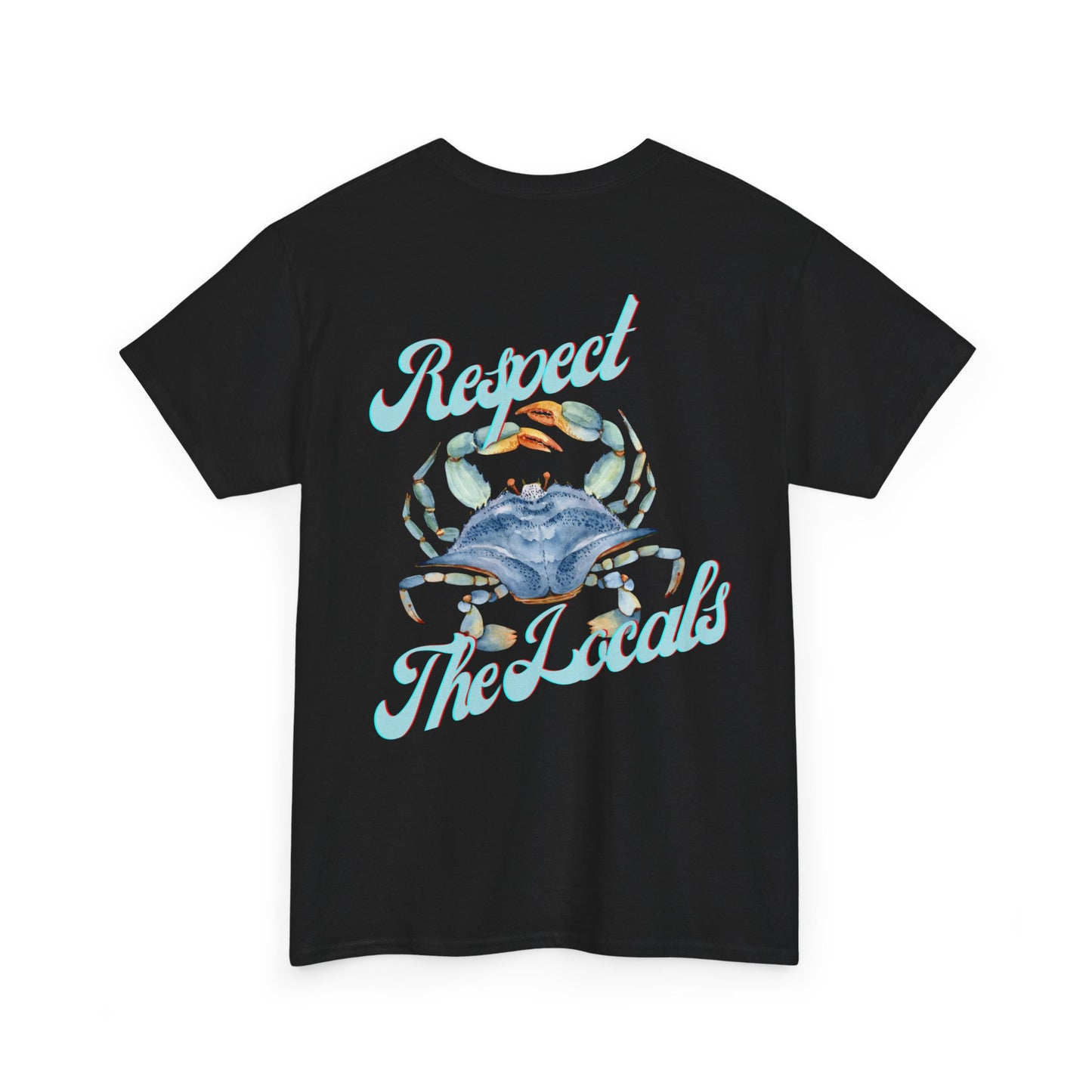 Stuart FL Respect the Locals Crab Unisex Heavy Cotton Tee