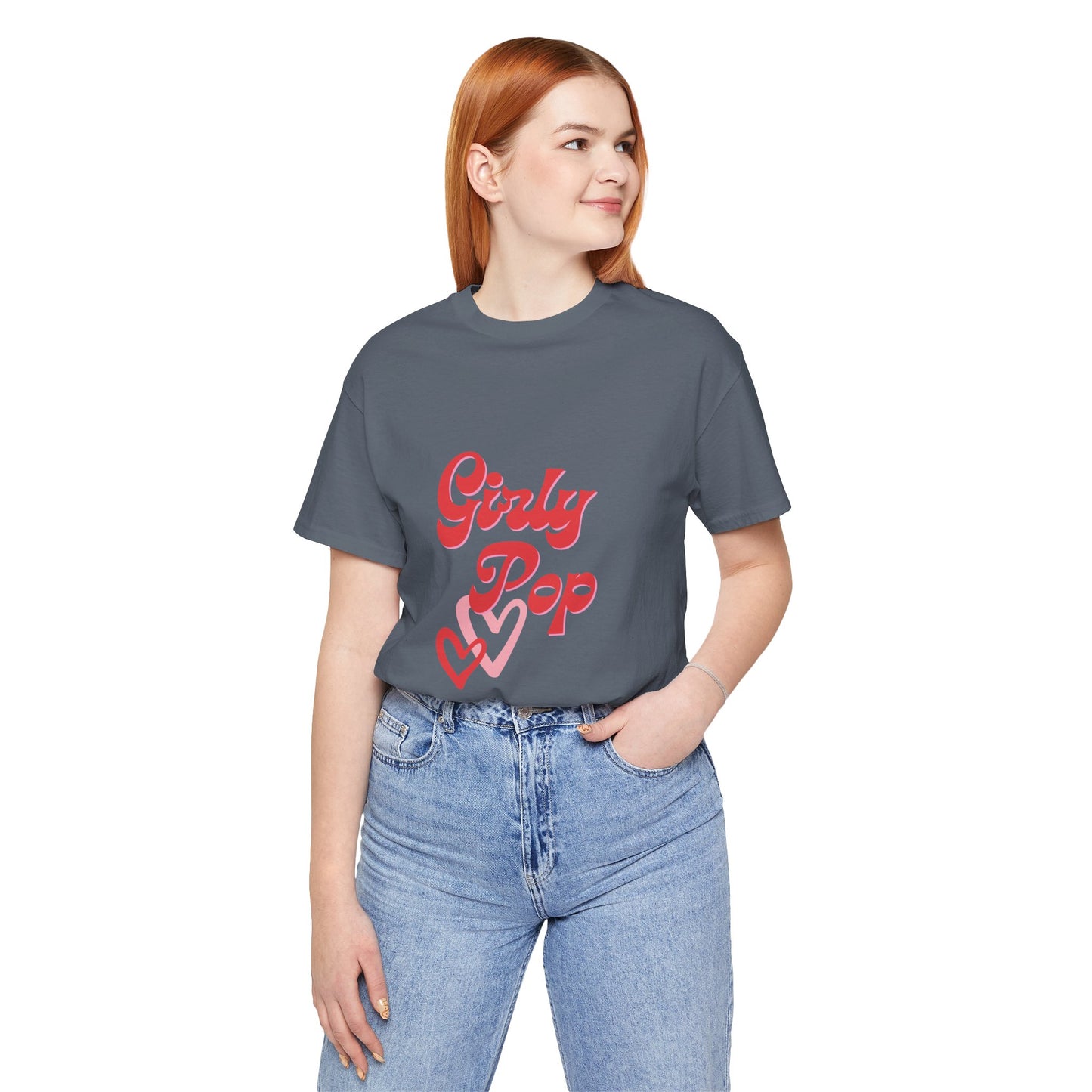 Girly pop graphic Jersey Short Sleeve Tee
