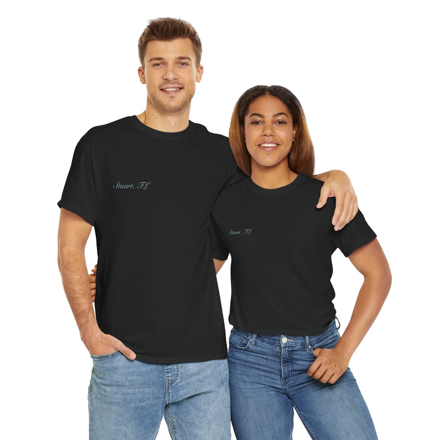Stuart FL Respect the Locals Crab Unisex Heavy Cotton Tee
