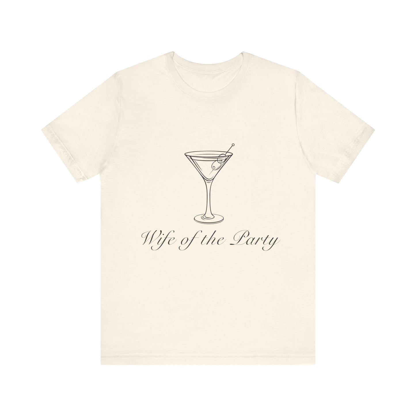 Wife of The Party Bachelorette Jersey Short Sleeve Tee