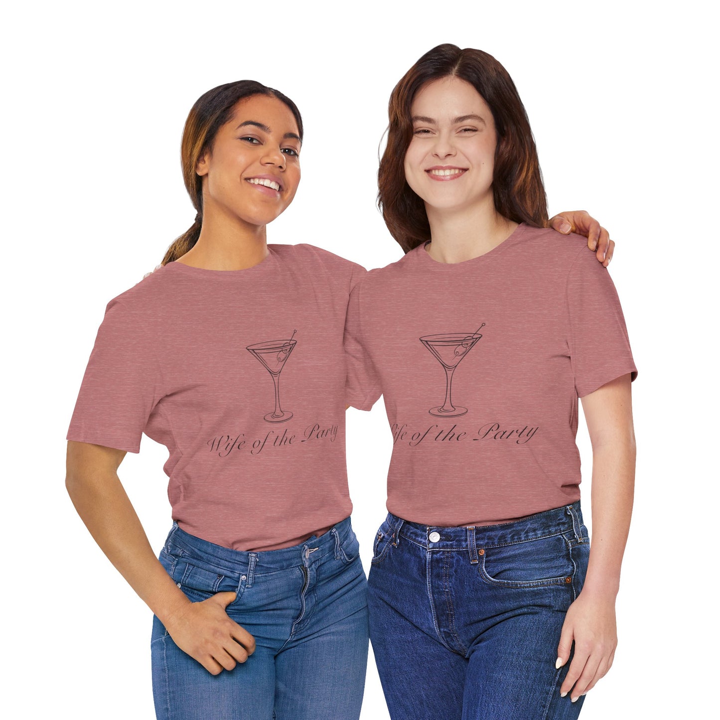 Wife of The Party Bachelorette Jersey Short Sleeve Tee