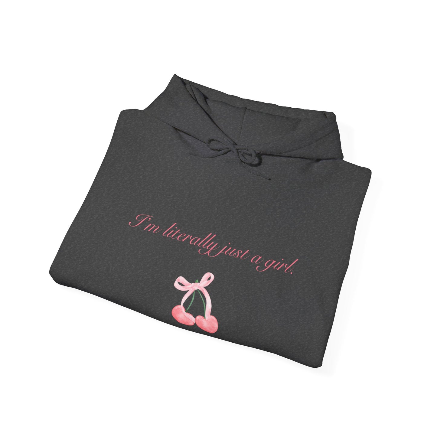I'm literally just a girl cherry Woman's Heavy Blend™ Hoodie Sweatshirt