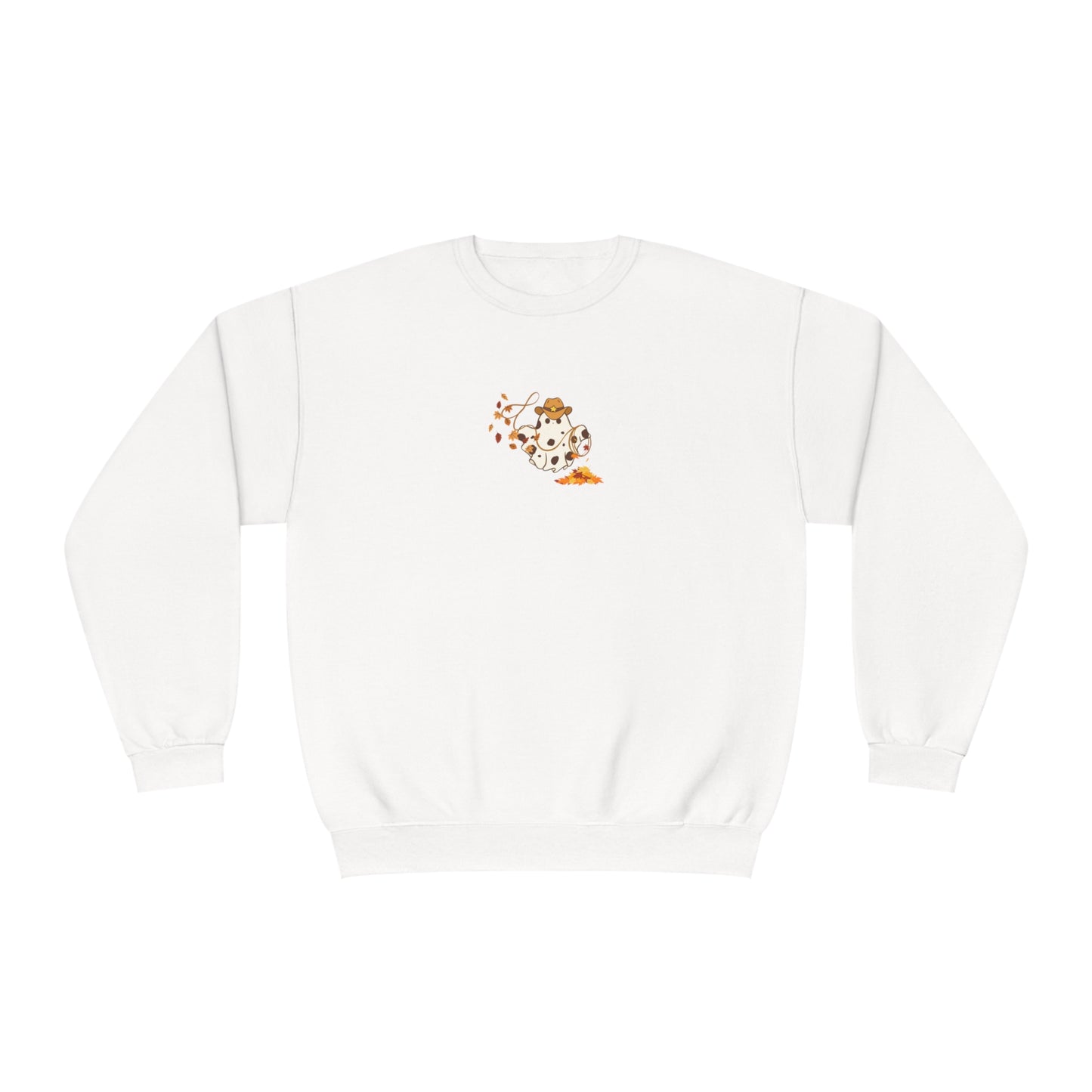 Cowboy Fall Halloween Ghost Lasso Crewneck Sweatshirt