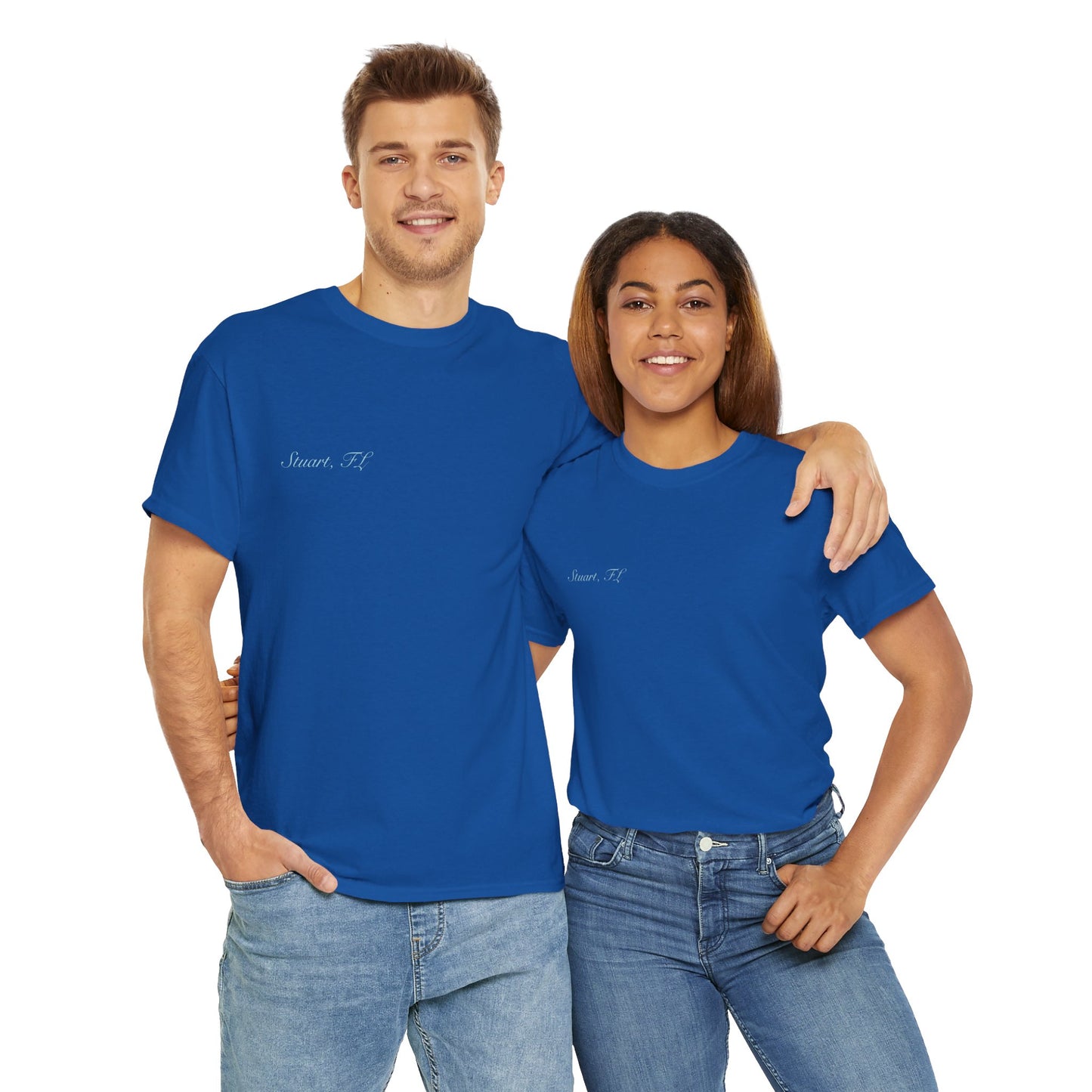 Stuart FL Respect the Locals Crab Unisex Heavy Cotton Tee