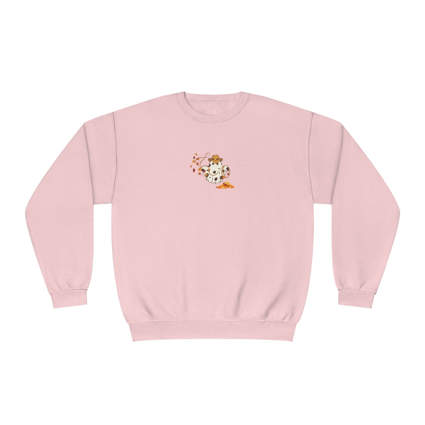 Cowboy Fall Halloween Ghost Lasso Crewneck Sweatshirt