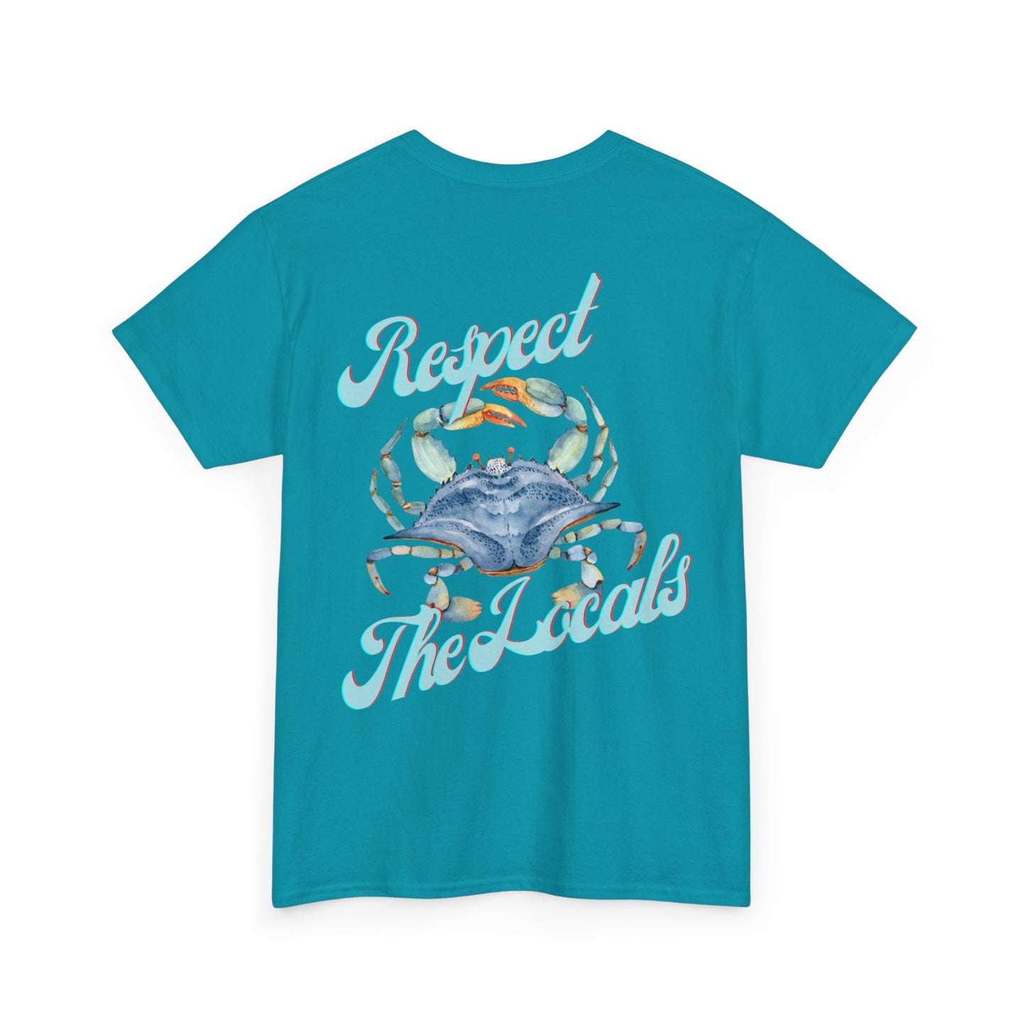 Respect the Locals Crab Unisex Heavy Cotton Tee