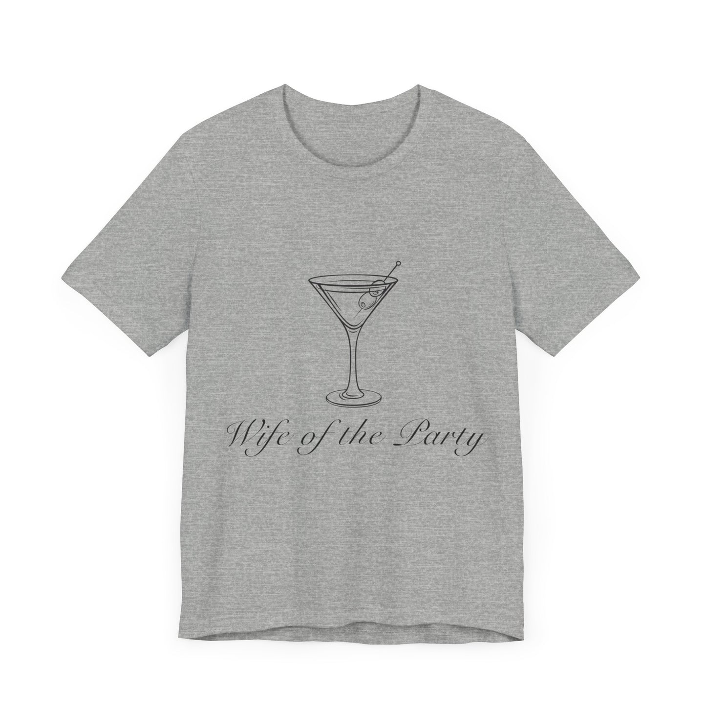 Wife of The Party Bachelorette Jersey Short Sleeve Tee