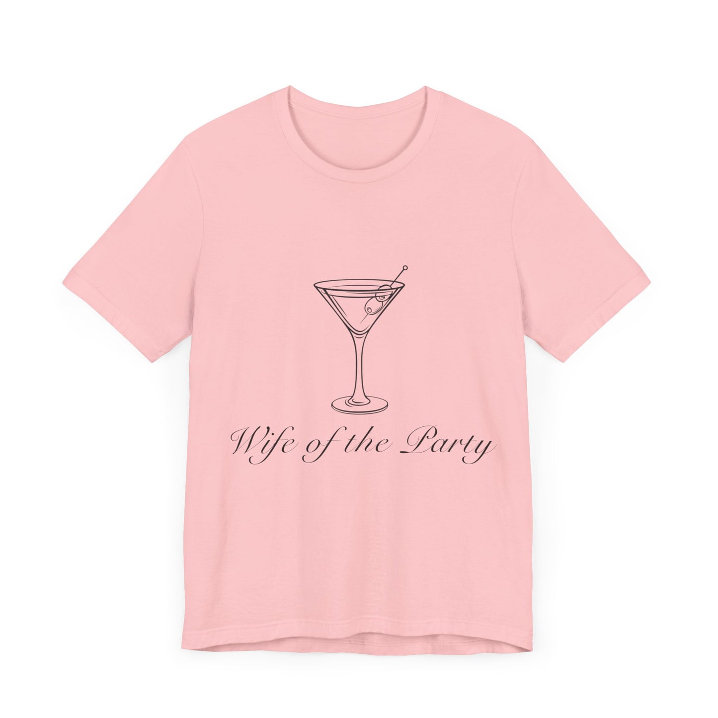 Wife of The Party Bachelorette Jersey Short Sleeve Tee