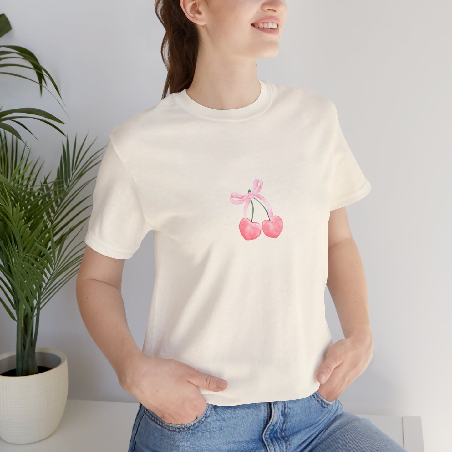 Coquette Cherries Jersey Short Sleeve Tee