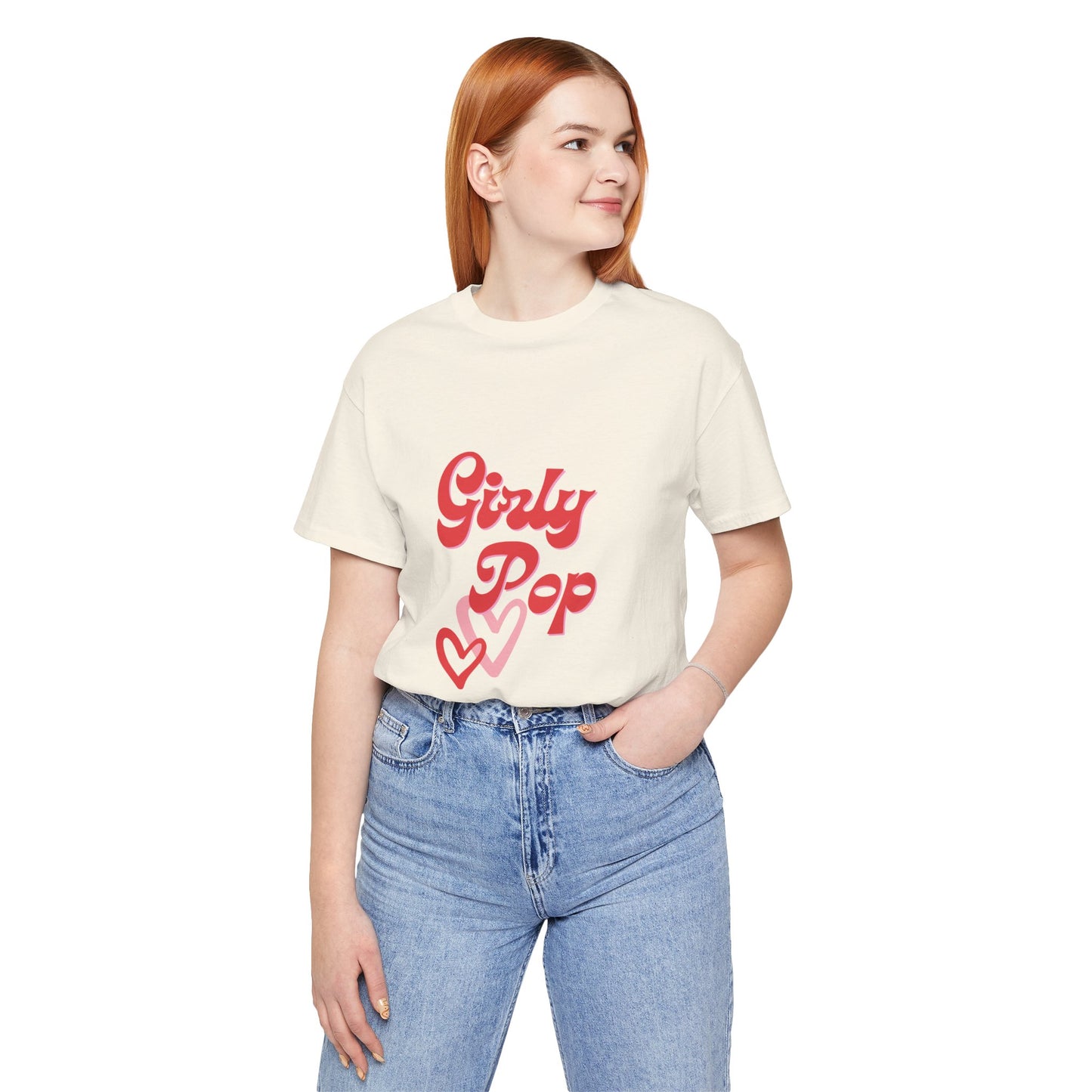 Girly pop graphic Jersey Short Sleeve Tee