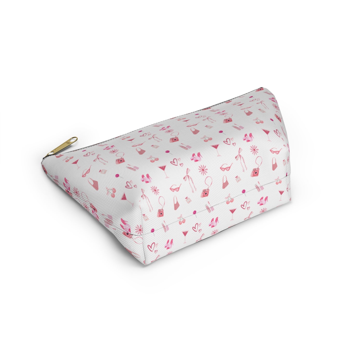Coquette Makeup Travel Toiletry Accessory Pouch w T-bottom