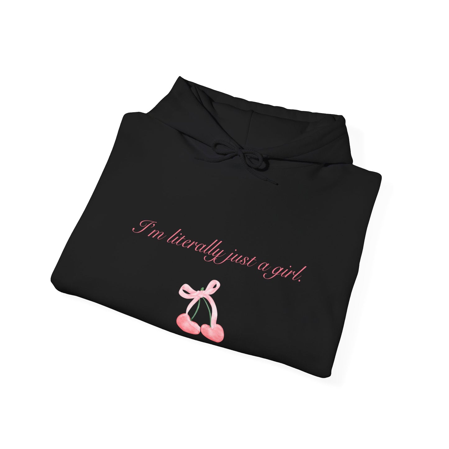 I'm literally just a girl cherry Woman's Heavy Blend™ Hoodie Sweatshirt