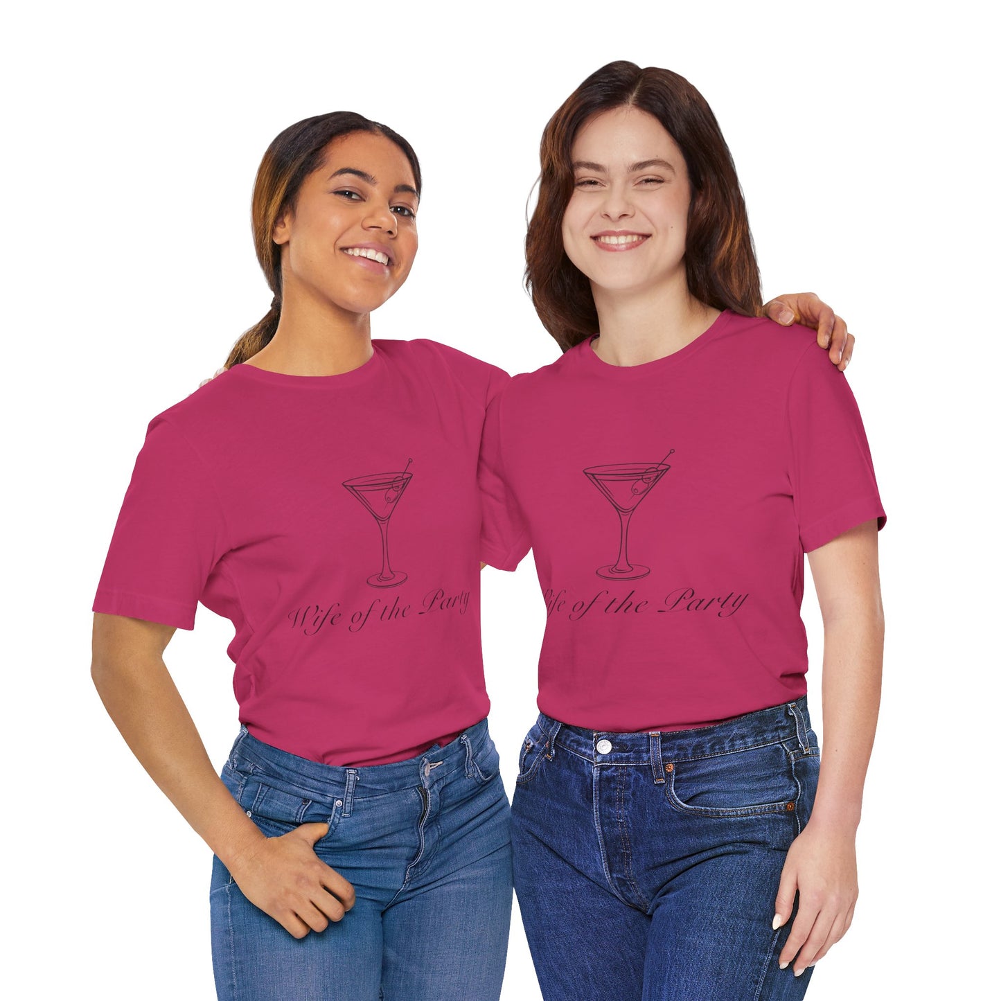 Wife of The Party Bachelorette Jersey Short Sleeve Tee