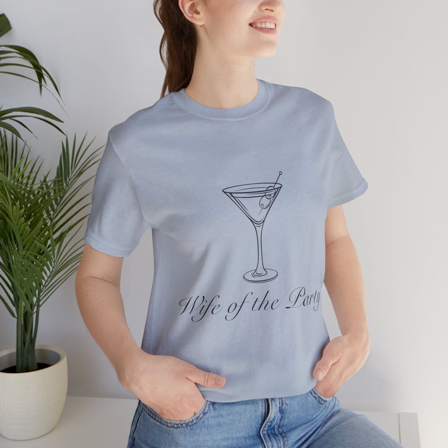 Wife of The Party Bachelorette Jersey Short Sleeve Tee