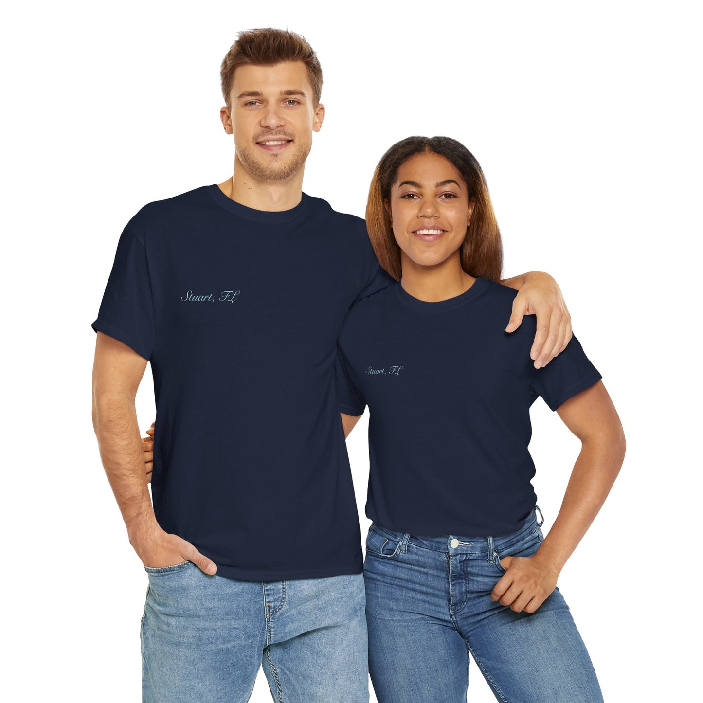 Stuart FL Respect the Locals Crab Unisex Heavy Cotton Tee