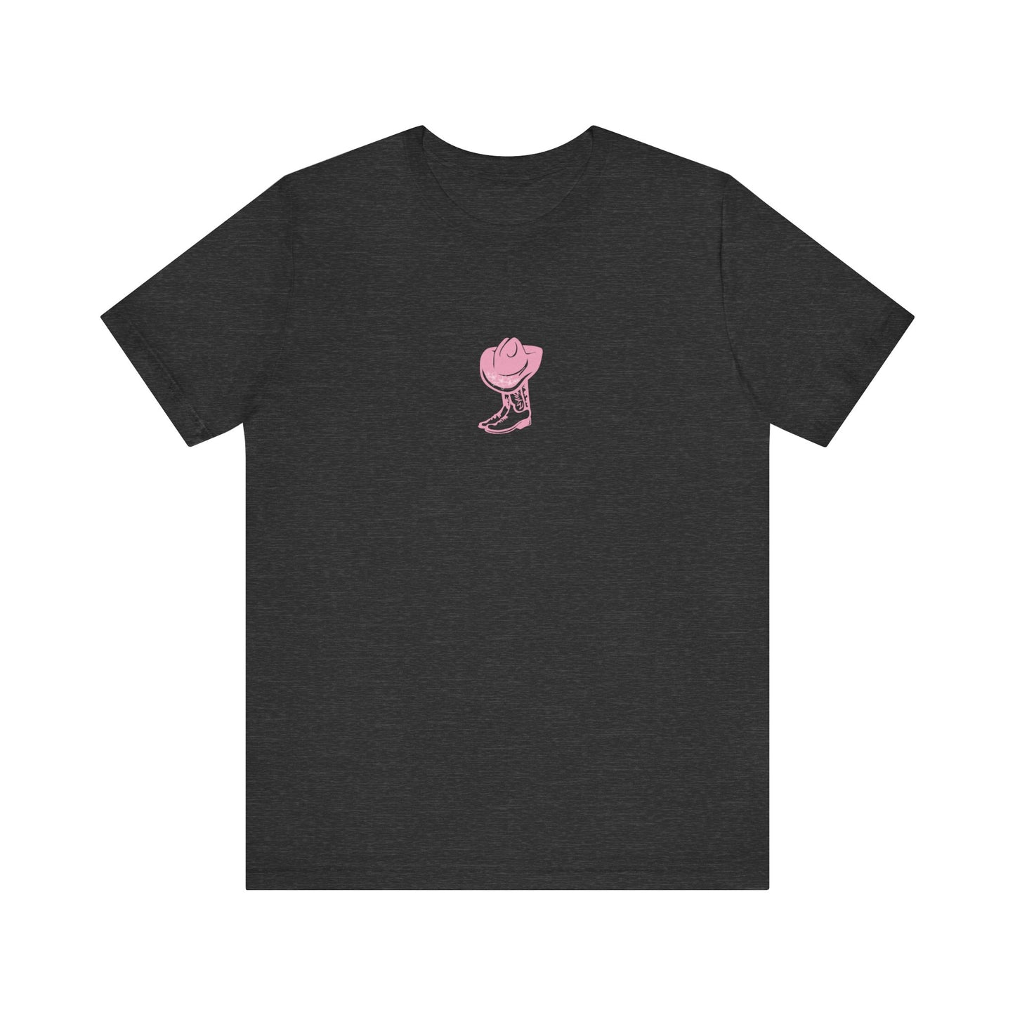 Cowgirl boots floral Jersey Short Sleeve Tee, cowboy