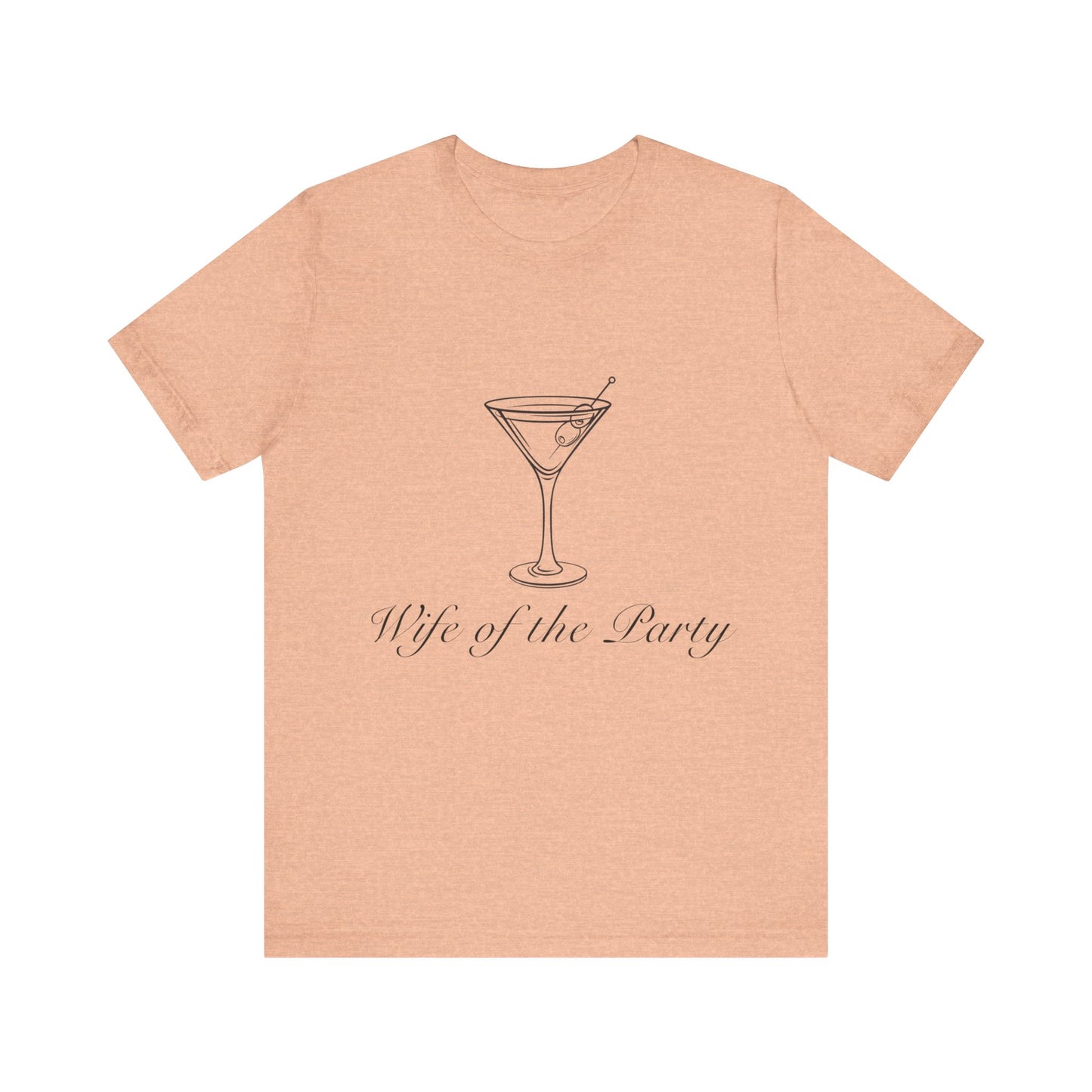 Wife of The Party Bachelorette Jersey Short Sleeve Tee