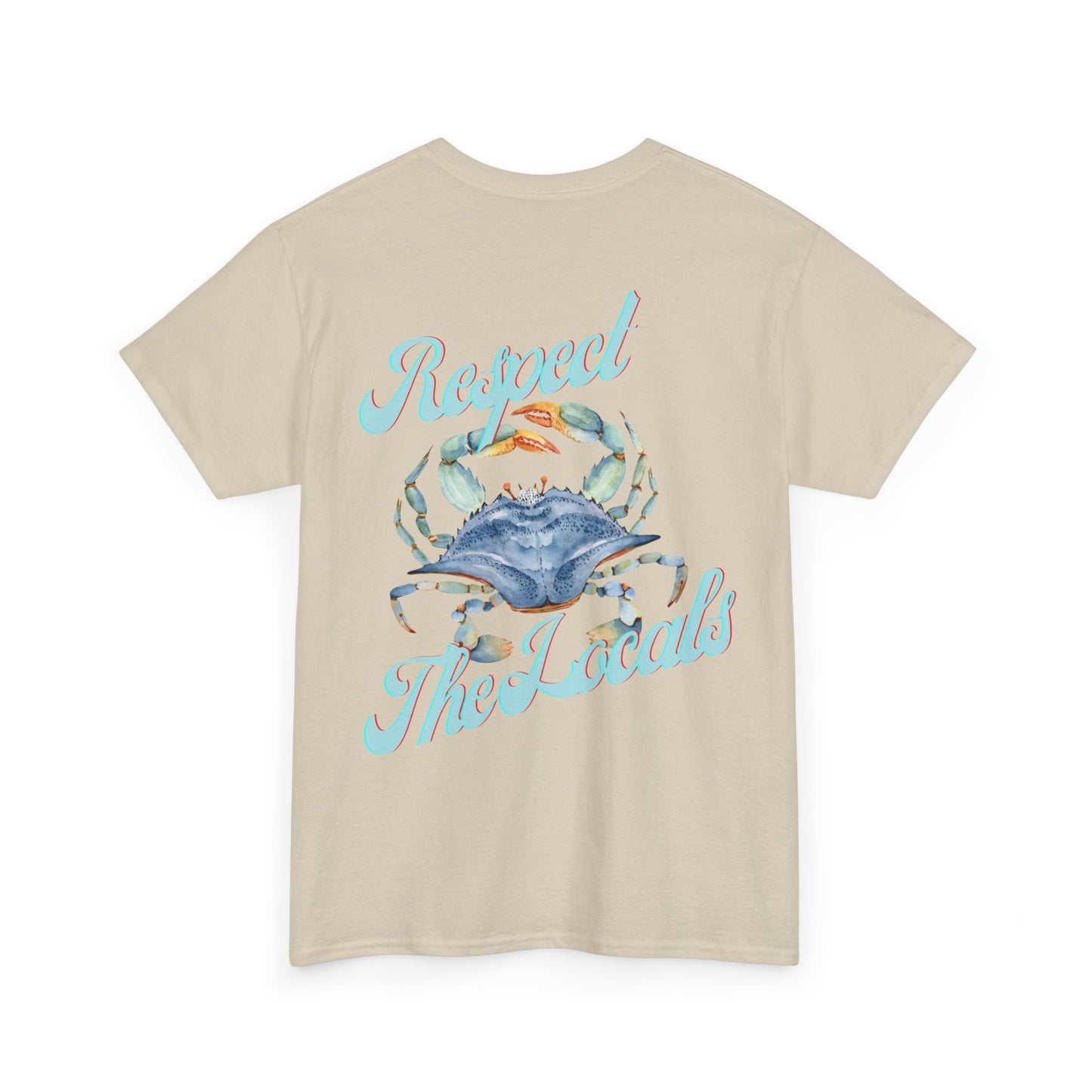 Respect the Locals Crab Unisex Heavy Cotton Tee