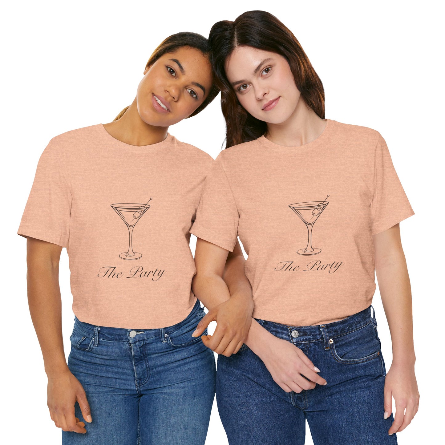 The Party Bachelorette Bridesmaids Jersey Short Sleeve Tee
