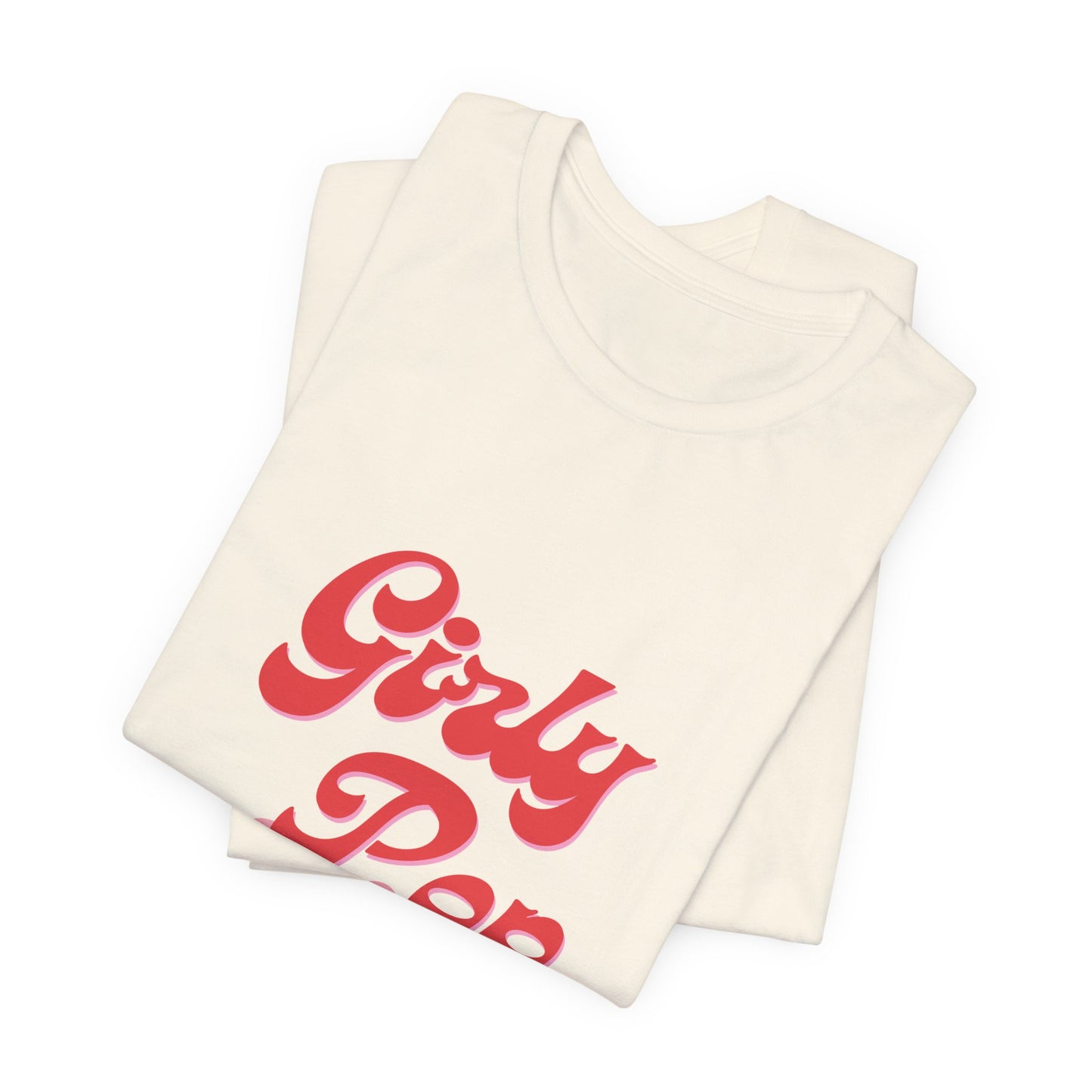 Girly pop graphic Jersey Short Sleeve Tee